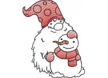 Stickdatei - Winter Gnom 10